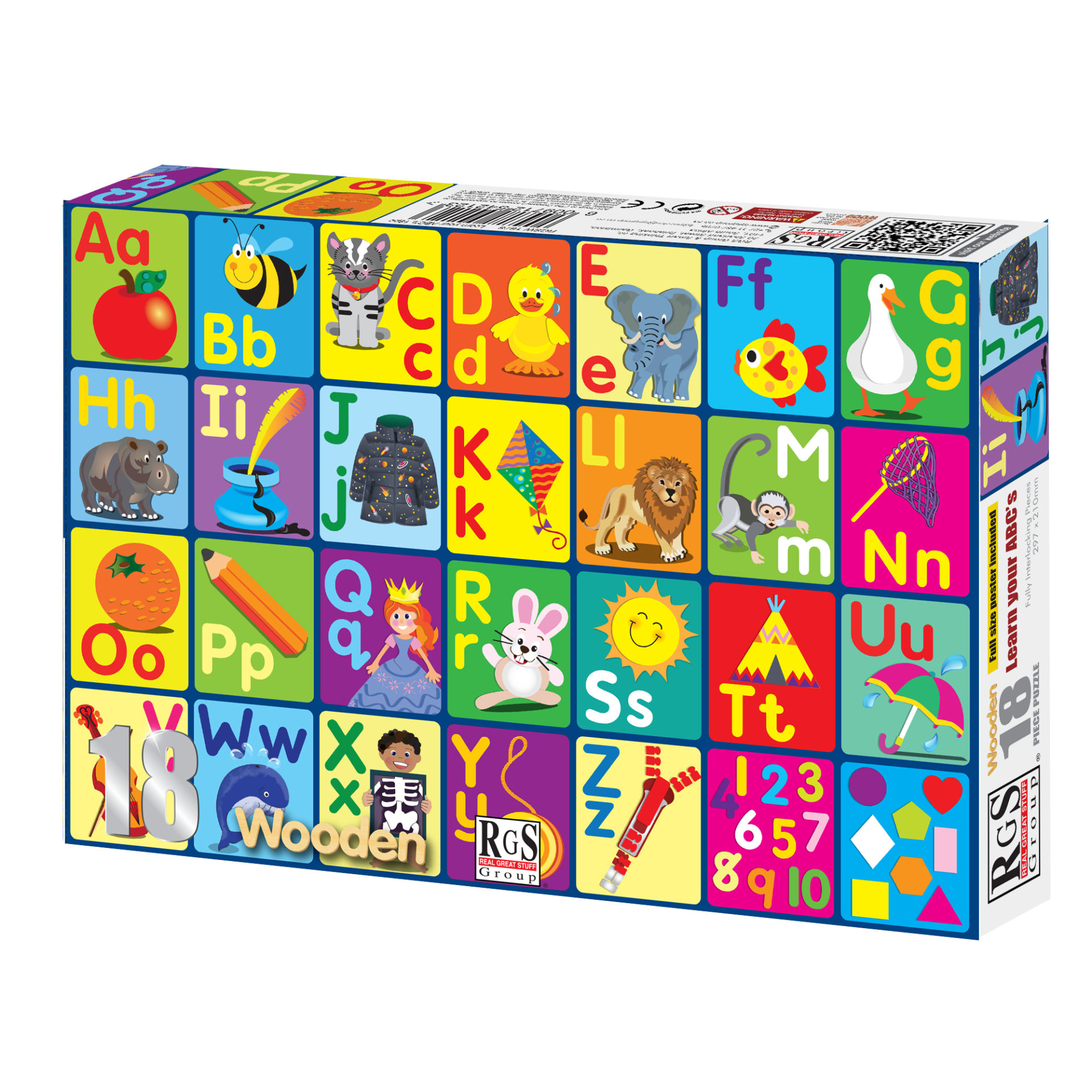Learn your ABC 18 Piece Wooden Puzzle