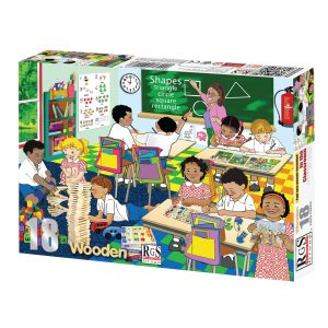 In the Classroom 18 Piece Wooden Puzzle