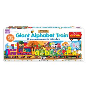 Alphabet Train English 28 Piece Wooden Floor Puzzle